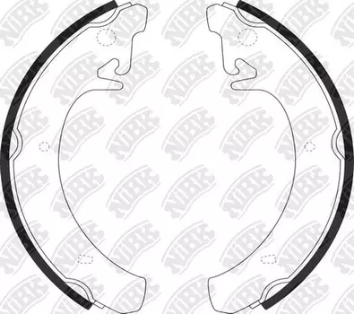 FN0511-NIBK колодки барабанные!\ Lada Samara 1.1-1.5 85>/110-112 1.5 95>