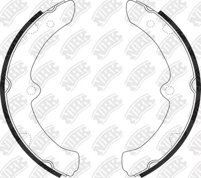 FN2296-NIBK колодки барабанные!\ Toyota Dyna 3.0D 06>