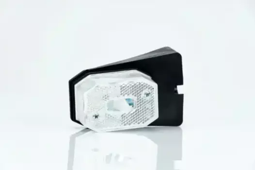 фонарь габаритный! белый, со светоотражателем\