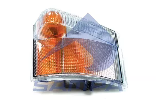 фонарь указателя поворота ! правый угловой с габаритным огнем\ Scania 114 96-04 042.061 SAMPA
