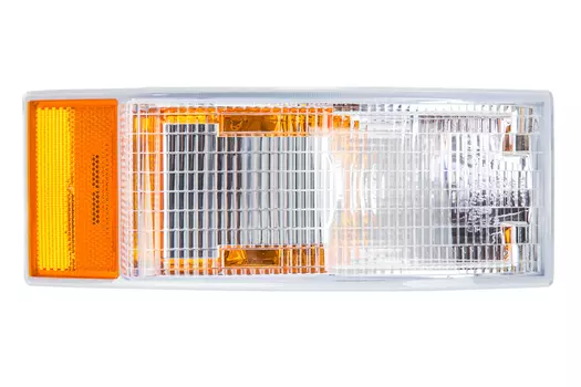 фонарь указателя поворотов! прав./лев. с бок. отражателем без патрона\ Volvo FH12/16 773-1516N-UE DEPO