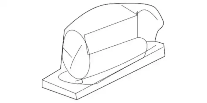Фонарь задний MB 639 820 02 56