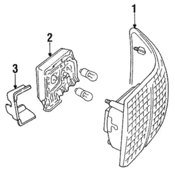 Фонарь задний VAG 4A5945218