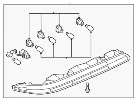 Фонарь задний VAG 4M0945096