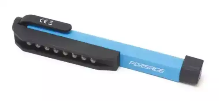 фонарик переносной! светодиодный в комплекте с батарейками (8LED, 3xAAA), в блистере\ F-01X0004 FORSAGE