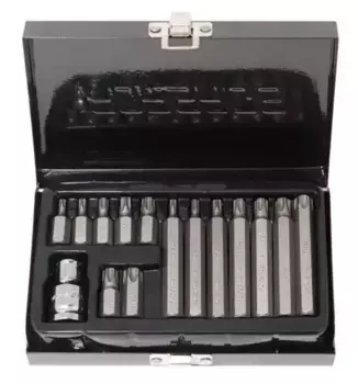 FORSAGE 27197 F-4156 БИТЫ TORX С БИТОДЕРЖАТЕЛЕМ, НАБОР 15ПР. (Т20-Т55), 1/2' , СТРАНА ВВОЗА: КИТАЙ,