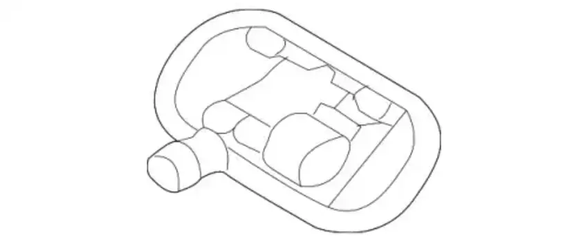 форсунка омывателя!\ Audi A6 10-18 4G8955988A VAG