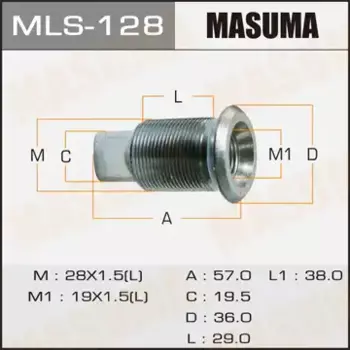 футорка колесная! M28x1.5/M19x1.5\ Mitsubishi MLS-128 MASUMA