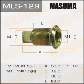 футорка колесная! M28x1.5/M19x1.5\ Mitsubishi MLS-129 MASUMA