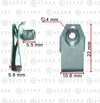 Гайка автомобильная AVERS 11515638