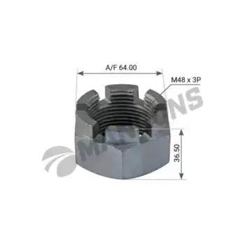 Гайка автомобильная MANSONS 300.304.3