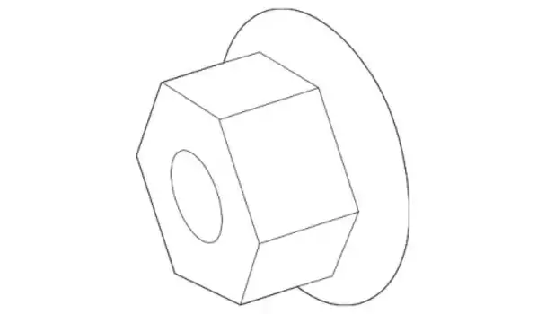 Гайка автомобильная PORSCHE WHT004886