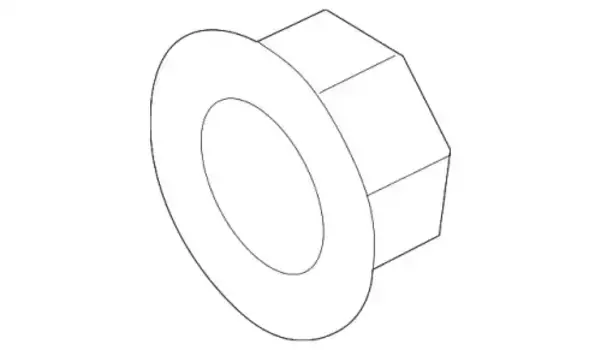 Гайка автомобильная VAG WHT 000 001 N