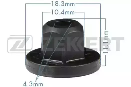 Гайка BMW мин. кол. заказа 10шт BE1202 ZEKKERT