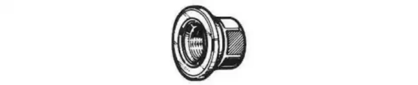 Гайка колесная ERREVI 729659 M22x1.5 плоская открытая