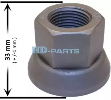 Гайка колесная HD-PARTS 109200 7/8''-14UNF плоская открытая