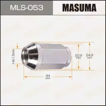 Гайка колесная MASUMA MLS-053 M14x1.5 R (правое) конус закрытая