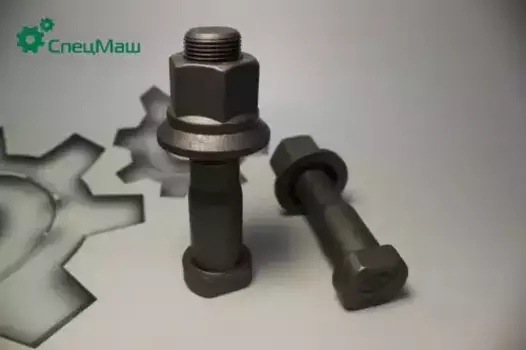 Гайка колесная СПЕЦМАШ 93865-3104038-01 M22x1.5 плоская открытая