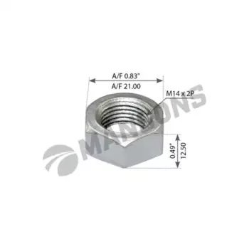 гайка! M14x2x12,5мм\ VOLVO FH/FM 900617 MANSONS