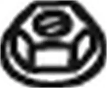 гайка системы выпуска! M10x1.25 медь 1 шт.\ Mazda, Opel, Suzuki, Nissan 258-047 BOSAL