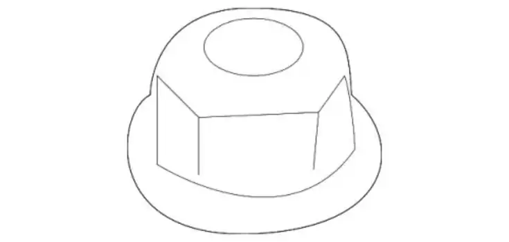 гайка стопор.направляющ.шарнир! М14х1.5\ MB Sprinter/Vito 000 000 00 32 77