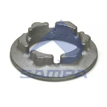 гайка ступицы! корончатая M80x2 H=30 SW94 \Kassbohrer