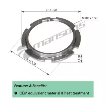 Гайка ступицы MANSONS 400.677