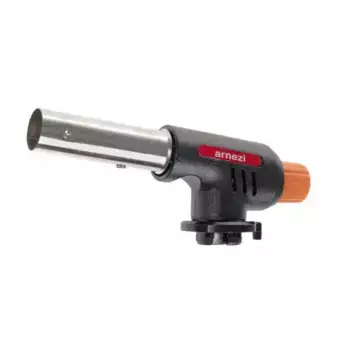 газовая горелка!-насадка с пьезоподжигом на цанговый баллон под углом\ R7006303 ARNEZI