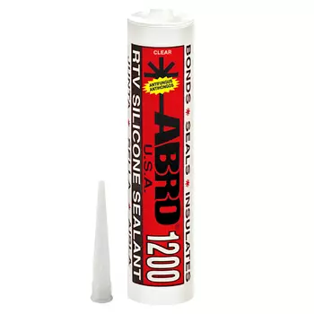 герметик! 1200 силиконовый прозрачный 310г ABRO\ SS-1200-CLR