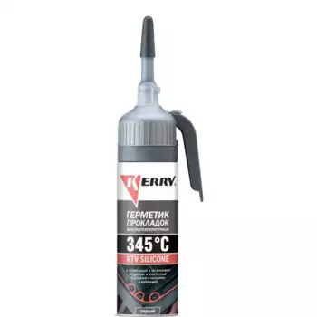 герметик многоцелевой! высокотемпературный автомобильный серый RTV 100 мл\ KR-143-3 KERRY