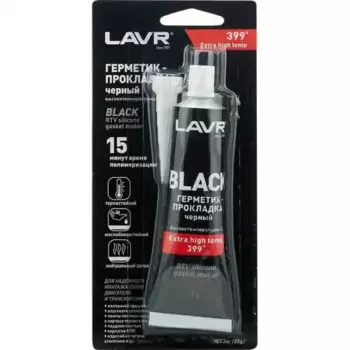 герметик-прокладка! черный высокотемпературный 85г\ LN1738 LAVR