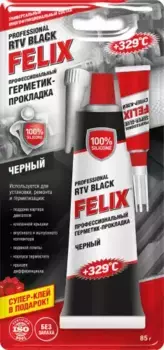 герметик-прокладка! FELIX черный 85г\ 411040059