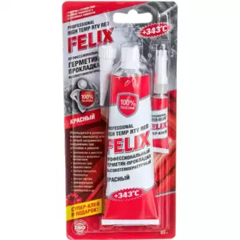 герметик-прокладка! FELIX красный 85г\ 411040057