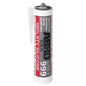 герметик! прокладок 999 силиконовый серый 312г ABRO\ SS-999