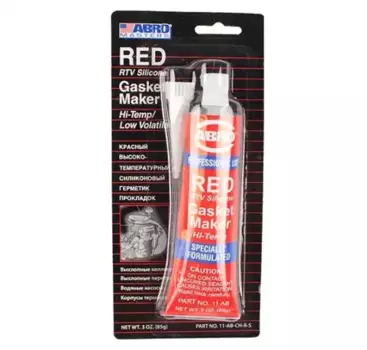 герметик прокладок! красный 85гр Abro Masters (узкий блистер)\ 11-AB-CH-RW-S