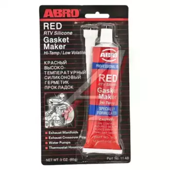 герметик силиконовый !красный 85g\ 11-AB-CH ABRO