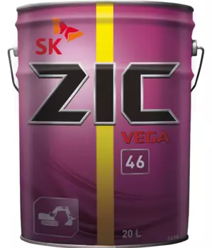 Гидравлическое масло ZIC VEGA 192635 ISO 46 синтетическое 20 л
