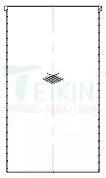 Гильза блока цилиндров TEIKIN LFF39671 (4шт/упак) хонингованная