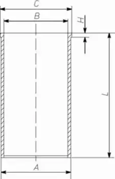 гильза цилиндра! без колец d102 R4/6 \MB OM 904LA, 906LA Euro II 004 WV 18 MAHLE