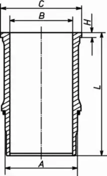 гильза! d120 \MAN TGA/TGS дв.D2066 227 WN 67 01 MAHLE