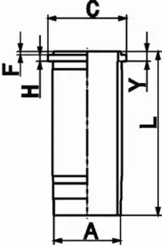 гильза !d127 H+F=7.9+0.8 3упл.140x4+1к0.3\Scania дв.DS11/11.34/11.75/DSC1101/11/23/11/27 89 367 110 KS