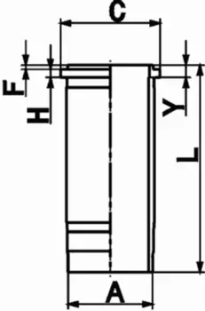 гильза !d130.175 \Volvo дв. TD120/121/122 F(USA)/FL/FH 89 399 110 KS