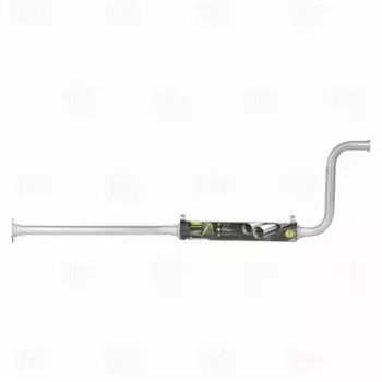 Глушитель для а/м Лада 2108 доп. (резонатор) б/кат. длин. со стронг. (алюм. сталь) (EAM 014 EAM 0147 TRIALLI