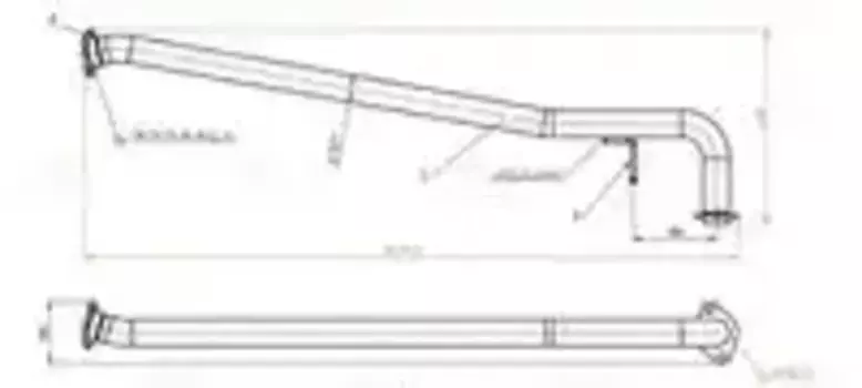 Глушитель для а/м Toyota Camry (11-) 2.0i/2.5i доп. (резонатор) (алюм. сталь) (EAM 0357) TRIALLI