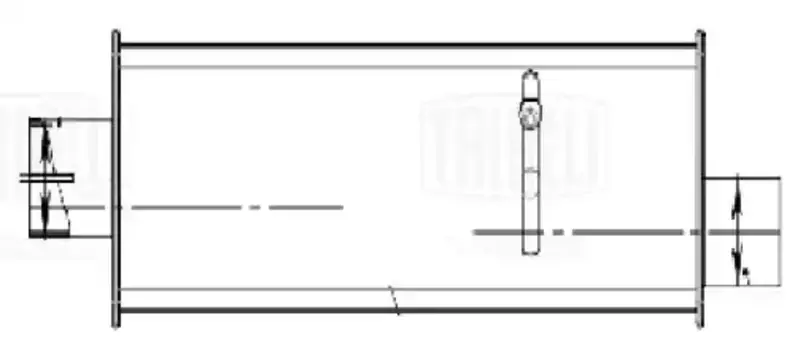 глушитель! основной L519\ Volvo 740/760/940 2.0-2.8i/2.4D 82-98 EMM 0702 TRIALLI