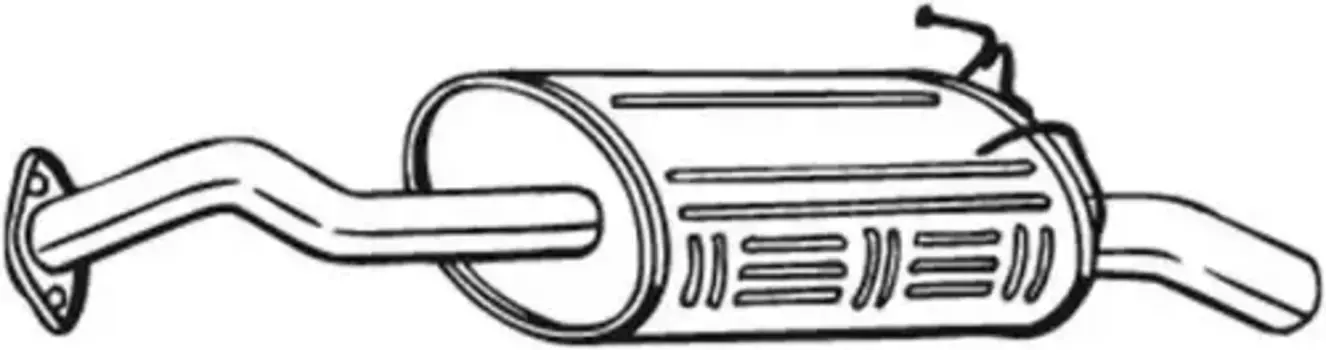 глушитель основной! задний\ Honda CR-V III 2.0/2.4 06> 163-063 BOSAL