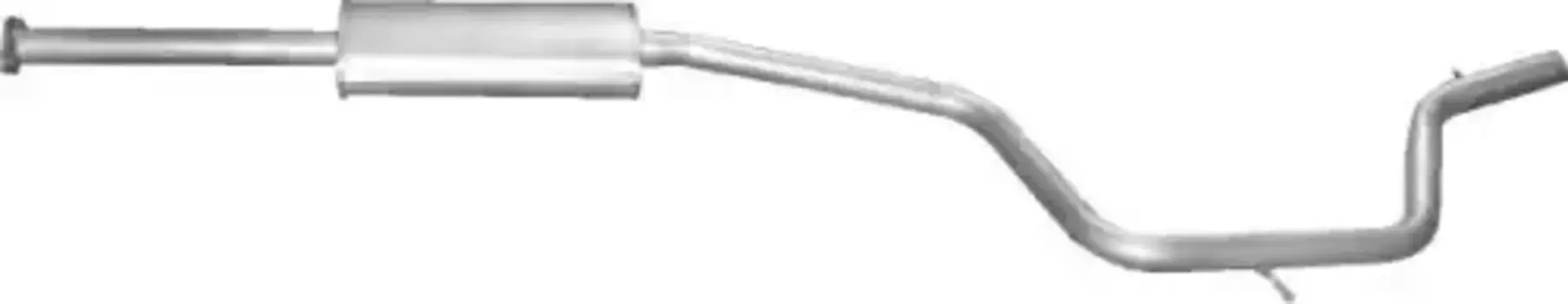 глушитель средний!\ Ford Galaxy 2.0i 16V 06>/Mondeo 1.6i/2.0i 16V 07> 08.27AL POLMOSTROW