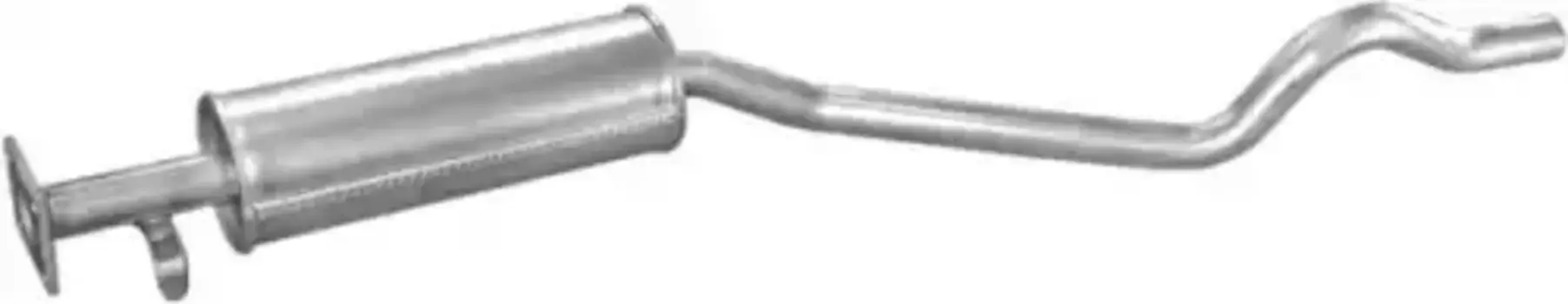 глушитель средняя часть!\ Daewoo Nexia 1.5i 16V/8V/1.8i 95-99 05.03AL POLMOSTROW