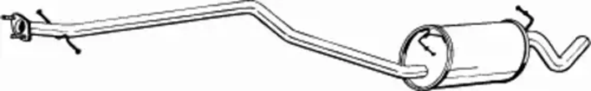 глушитель средняя часть!\ Ford Tourneo/Transit Connect 1.8TDCi 02> 289-035 BOSAL