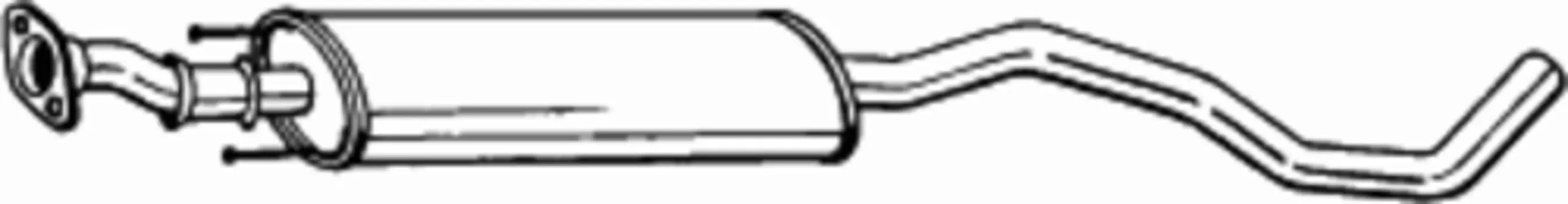 глушитель средняя часть!\ Nissan Note 1.6i 16V 06> 282-577 BOSAL